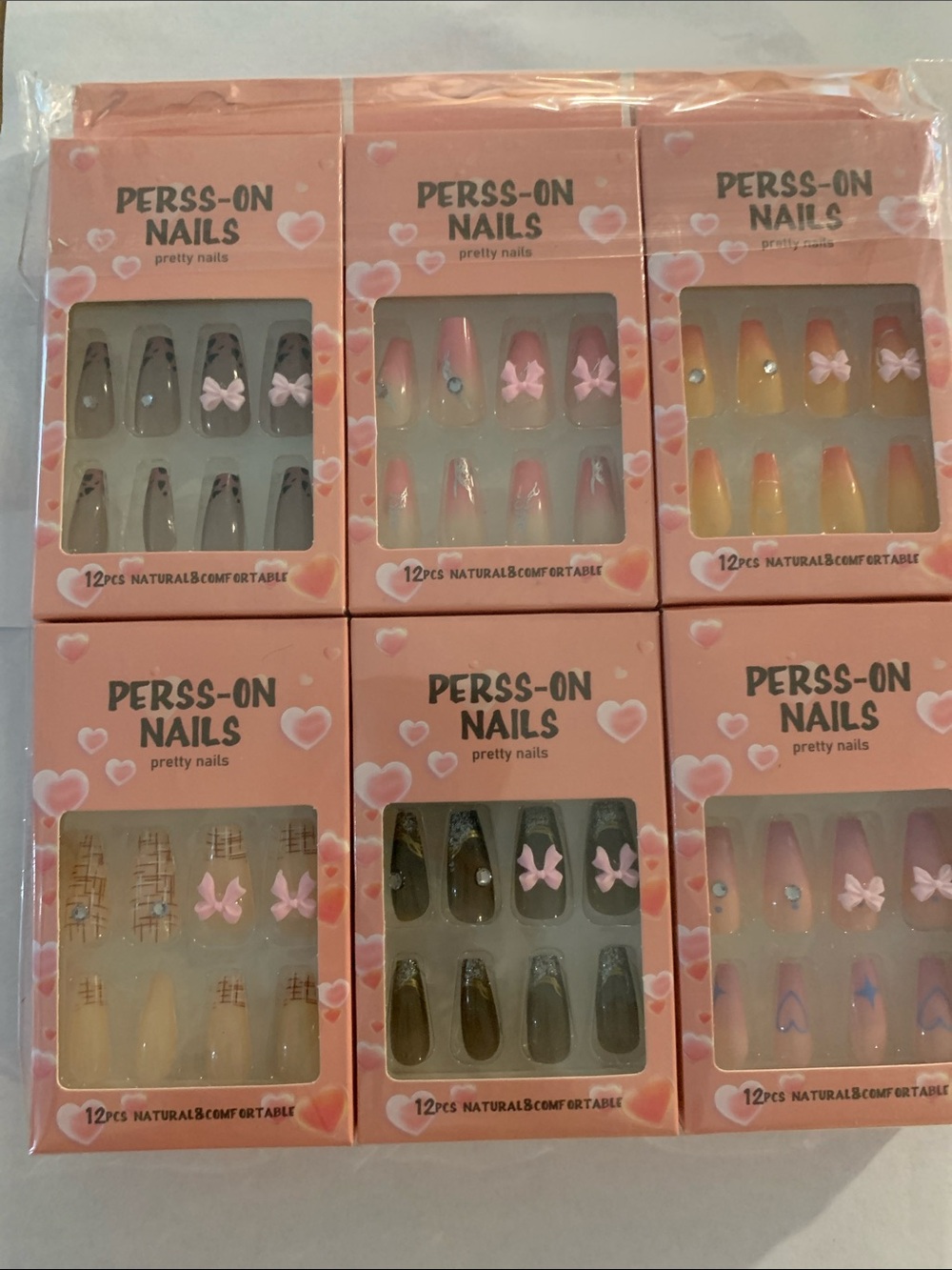 Press-On Nail Set 12 pack